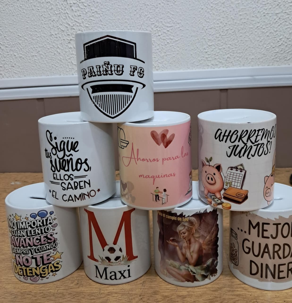 Tazas sublimadas con frases, nombres y diseños